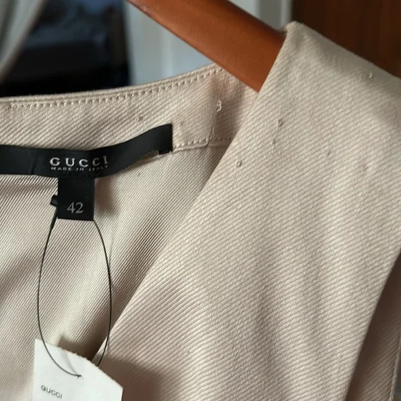 Gucci dress, Made in Italy, Platinum, Size 42 - Picture 4 of 5